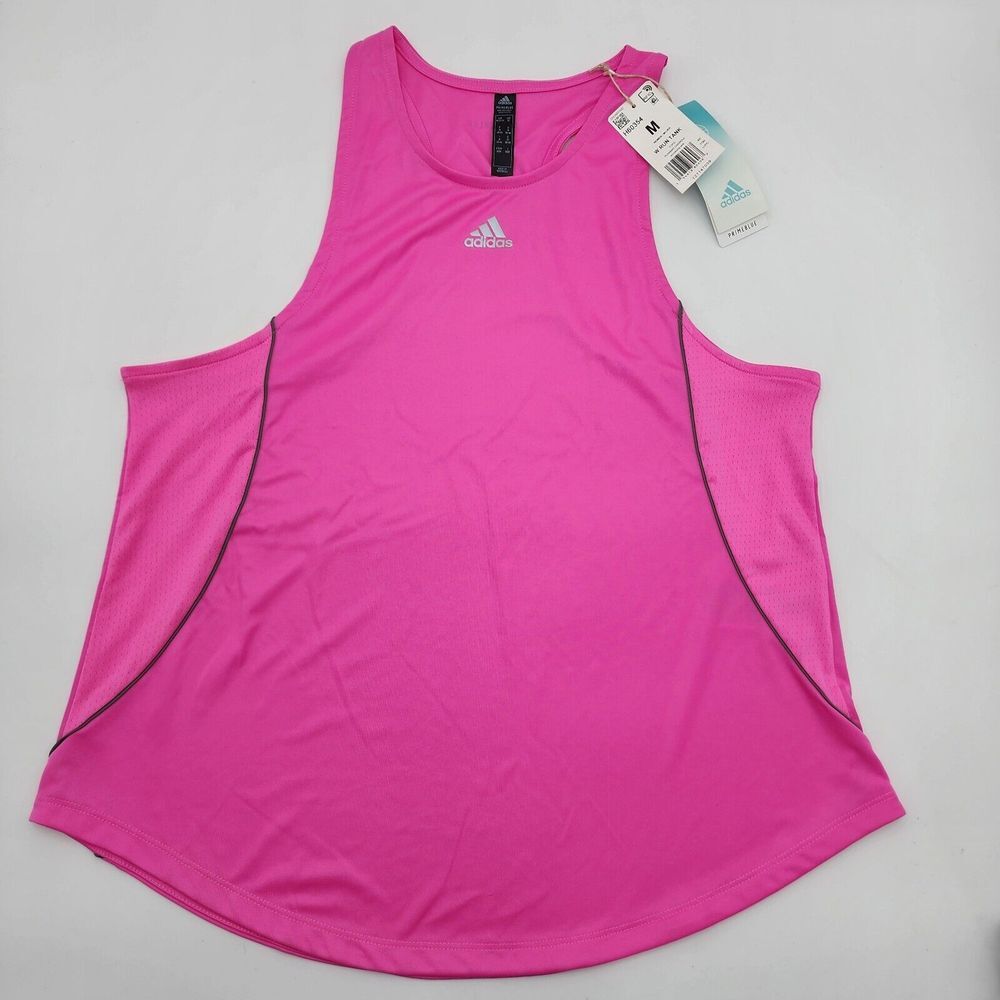 Adidas Primeblue Women's Tennis Tank Top Size M Medium Pink NWT